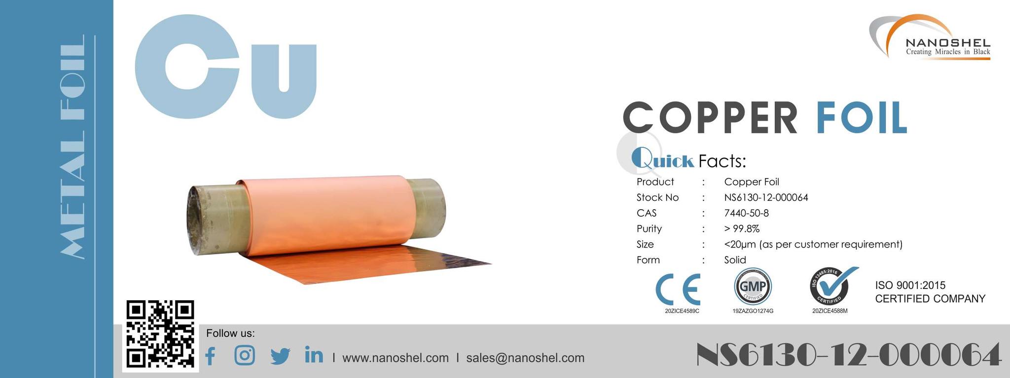 Copper Foil Sheets Available Best Quality At Lowest Price