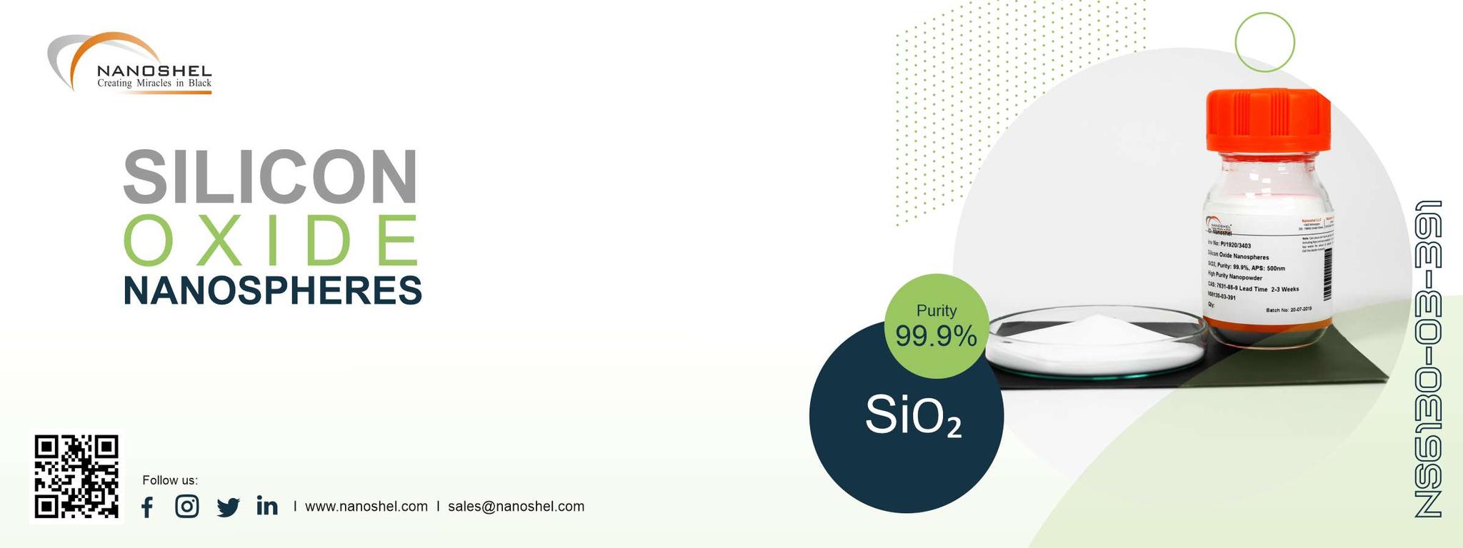 SiO2 Nanospheres High Purity Less Price Fast Delivery